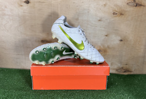 Nike Tiempo Legend IV FG Elit White boots Cleats mens Football/Soccers