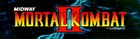 Mortal Kombat II (2) Arcade Marquee/Sign (26" x 8")