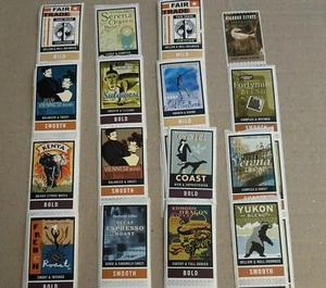 Lot Of 16 Starbucks Vintage Coffee Stamps Stickers - Picture 1 of 1