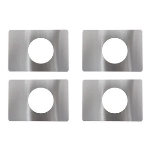 4 Pcs Door Lock Plates Door Reinforcement Plate Stainless Steel Door Lock Rep... - Picture 1 of 5