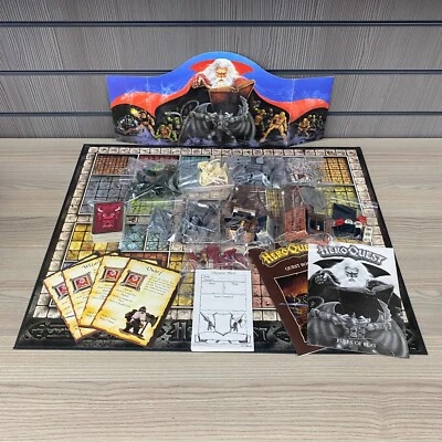 HEROQUEST MB GAMES VINTAGE BOARD GAME GAMES WORKSHOP 1989 FANTASY ADVENTURE - Image 1 of 4