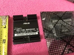 Asus 2 Vie SLI HB Bridge, LSI HD BRIDGE /WS 2S, ORIGINALE ONE - Foto 1 di 7