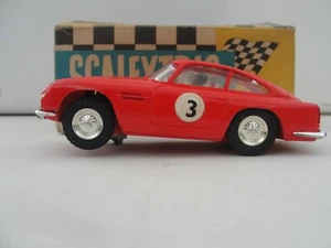 SCALEXTRIC ASTON MARTIN DB4 GT RED #3  C68 1:32 SLOT SLIGHTLY USED BOXED - Picture 1 of 11
