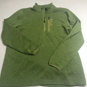 Huk Marolina Exterior 1/4 Cremallera Militar Oliva Talla Grande Vellón VERDE - Imagen 1 de 11