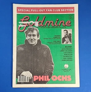 1986 Goldmine Record Marketplace Magazine Phil Ochs / Pull-Out Fan Club Section - Picture 1 of 5