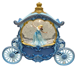 ~❤️PRINCESS CINDERELLA CARRIAGE Large Lantern Glitter Snow Globe Birthday Gift - Picture 1 of 5