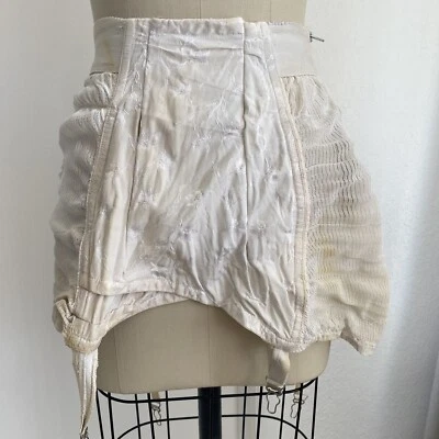 Corsé Faja Bestform Vintage Años 50 Blanco 23" LEER Foto 1 de 4