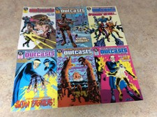OUTCASTS #1,2,3,4,5,6  LOT OF 6 VF COMIC 1987 DC