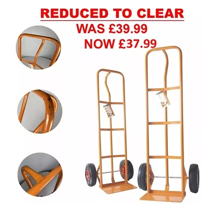 SACK TRUCK PAINT DEFECT HEAVY DUTY FRAME 200KG LOAD COMMERCIAL HAND TROLLEY