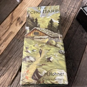 Vintage Harmonica The Echo Harp by M. Hohner Original Box Germany 54/64 M2 - Picture 1 of 4