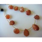 15x10mm To 5x7mm Sunstone Faceted Pear Shaped Briolettes,