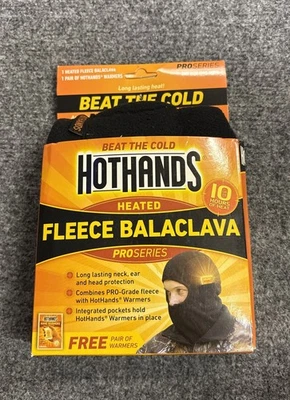 New HotHands Heated One Size Fleece Balaclava Head , Ear & Neck Protection - Image 1 of 2