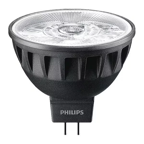 Philips LED ,485 lm,2700K Color Temp.,12V 6.3MR16/LED/F35/927/D/EC/12V T20 - Image 1 of 1