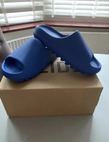 Adidas Yeezy Slide 'Azure Blue' UK 8 US 8 EUR 42 ✅ *Spedizione Rapida* ✅