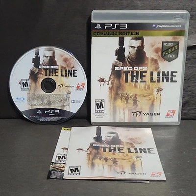 Spec Ops The Line Premium Edition PlayStation 3 PS3 Complete CIB Refurbished - Image 1 of 4