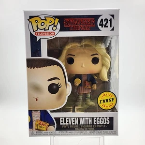 Eleven with Eggos (Chase) Funko Pop #421 w/ protector - Picture 1 of 6