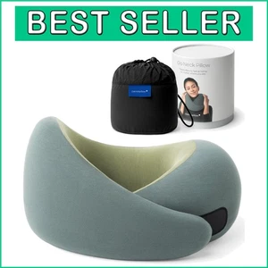 Cuscino Collo Ergonomico Pronto da Viaggio - Morbido Fodera Modal e Design Leggero - Foto 1 di 10