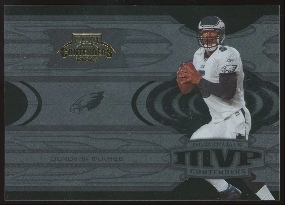 Donovan McNabb #MVP-5 2005 Playoff Contenders MVP Green /100 Philadelphia Eagles - Image 1 of 3