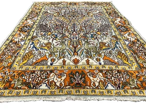 Handgeknüpfter Orientteppich Ghom Ghoum 160x110 cm rug carpet - Bild 1 von 22