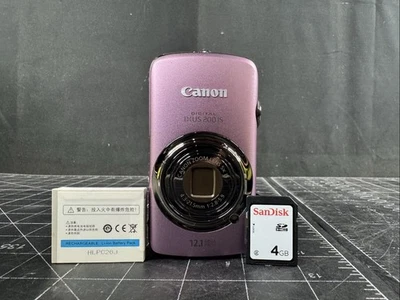 Canon PowerShot IXUS 200 IS 12.1MP 5x Zoom Compact Digital Camera - Image 1 of 4