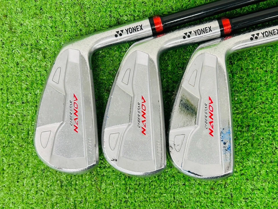 Yonex Cyber Star Nanov Iron Set 5-7.9+AW RH Yonex Naniscale Carbon Stiff EL1446 - Image 1 of 4