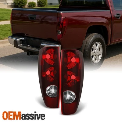 Luces traseras rojas L+R de repuesto Fit 04-12 Chevy Colorado/GMC Canyon Foto 1 de 4