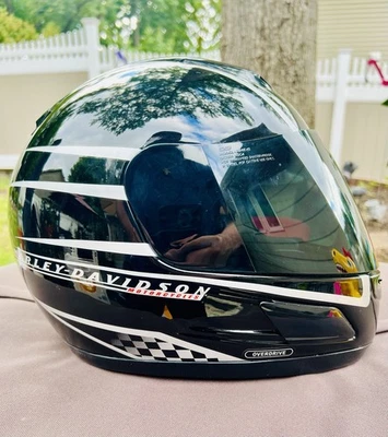 Casco completo Harley Davidson Overdrive 2003 vintage negro/visera de tinte oscuro/XL Foto 1 de 4