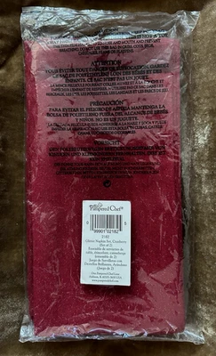 Pampered Chef ~ Glitter Napkin Set / Cranberry ~ Set of 2 ~ New in Package - Image 1 of 3