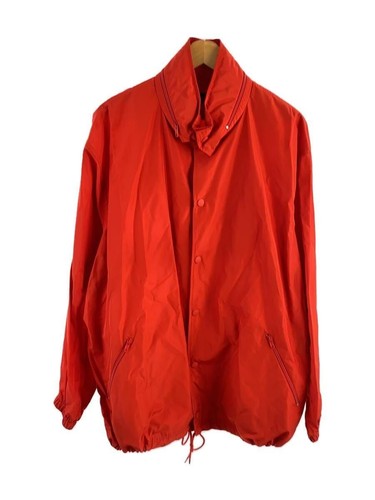 Impermeabile BALENCIAGA altro logo 19SS giacca 46 poliestere ROSSO tinta unita
