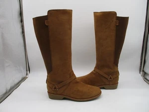 Teva De La Vina Tan Suede Waterproof Knee High Harness Boots Women's Size 9.5 - Picture 1 of 10