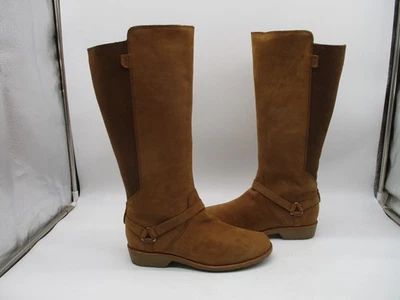 Teva De La Vina желтовато-коричневый замши водонепроницаемый колена ремень ботинки женский размер 9,5 - Изображение 1 из 4