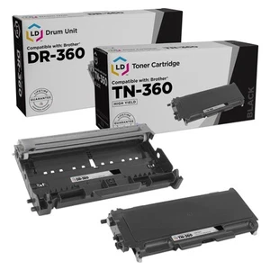 LD para Brother TN360 DR360 Combo DCP7030 DCP7040 DCP7045N HL2140 HL2150N - Imagen 1 de 9