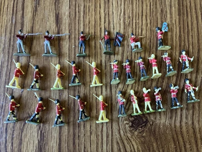 Todas las 28 figuras HO Airfix Waterloo Guerra Napoleónica tipo soldados, parcialmente pintadas Foto 1 de 4