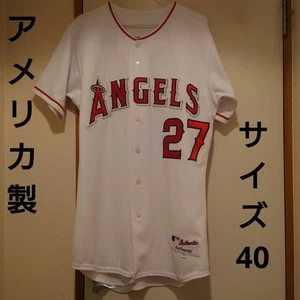 Camiseta Majestic MLB Los Angeles Angels Vladimir Guerrero Auténtica - Blanca - Imagen 1 de 5