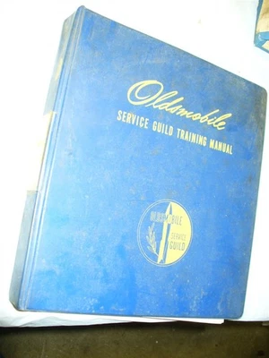 1964 65 66 Oldsmobile Service Guild Training manuals Orig GM prints w binder - Image 1 of 4