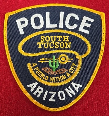 PARCHE POLICÍA SUR TUCSON ARIZONA BORDE AMARILLO POLICÍA Foto 1 de 2