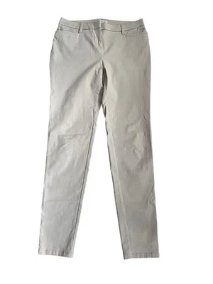 Pantalones al Tobillo Talbots Talla 4 Pierna Ajustada Beige Oficina Negocios Informales Viajes Foto 1 de 4