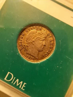 1910 Barber Dime | Full LIBERTY | Excellent Details | Combined Shipping - Image 1 of 4