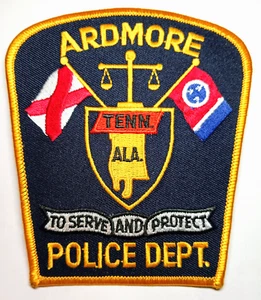 Ardmore Tennessee/Alabama Polizei Aufnäher - KOSTENLOSER US-VERSAND MIT NACHVERFOLGUNG! - Bild 1 von 1