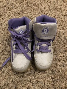 ZAPATILLAS TENIS NIÑAS TALLA 2 JÓVENES LUCES FLASH ILUMINADAS ALTAS BUEN ESTADO - Imagen 1 de 6