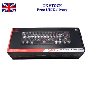 Motospeed SK62 Gaming Keyboard with RGB Backlight - Picture 1 of 14