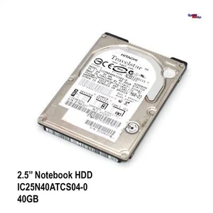 HITACHI IC25N040ATCS04 40GB 2.5" Inch Notebook Laptop HDD Hard Drive 07N8327 - Picture 1 of 3