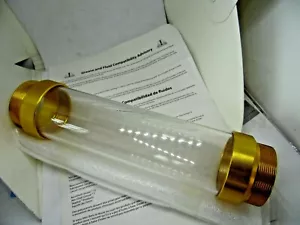 Plews 30-752 UltraView Clear Replacement Grease Tube Barrel with Gold Ends - Picture 1 of 12