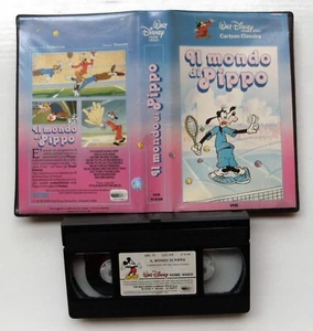 VHS IL MONDO DI PIPPO (1986) WALT DISNEY - CARTOON CLASSIC - EX NOLEGGIO - Foto 1 di 5