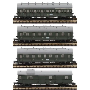 Minitrix 18724 4er Set Personenwagen 'Nahverkehr um Hamburg', DB, Ep.III N + Neu - Bild 1 von 7