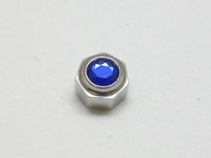 Corona Cartier VC070192 acero con cabujón azul 4,75 mm, para Santos Ver 2 - Imagen 1 de 10