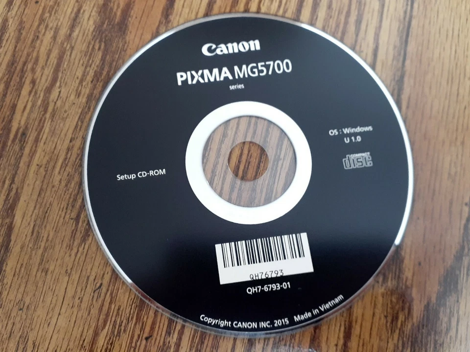 Canon Pixma MG5700 Setup CD-ROM - Image 1 of 1