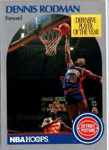 Dennis Rodman 1990 Hoops Team Night Detroit Pistons #NNO Detroit Pistons - Picture 1 of 2