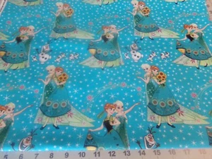 1/2 YDX 42 AND OLAF FROZEN FEVER SCENIC @DISNEY/SPRING RARE - Picture 1 of 3