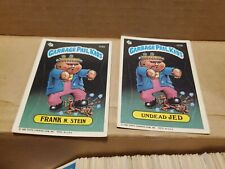 🔥🔥🔥 1986 garbage pail kids series 3 #112a FRANK N Stein and #112b Undead JED
